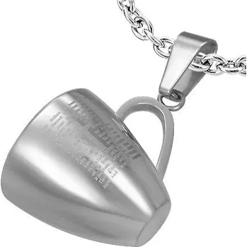 Přívěsek Hrníček - ocelový přívěsek