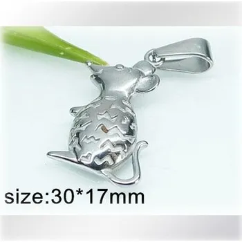 Přívěsek Myš - ocelový přívěsek