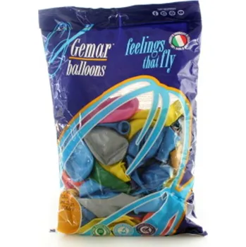 Karnevalová maska LAMPS Balónky malé nafukovací - kulaté - metalíza