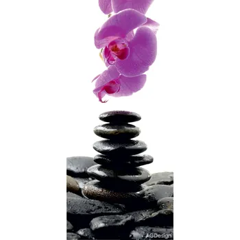 Fototapeta Fototapeta na zeď FTN V 2857, Kameny a orchidej, 90 x 202 cm, AG Design