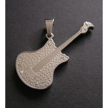 Přívěsek Kytara - ocelový přívěsek - varianta 9