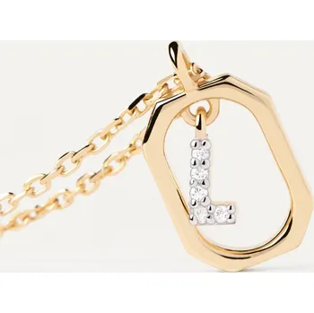 Šperk PDPAOLA Náhrdelník s písmenem L
