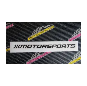 Polep vozidla SAMOLEPKA Motorsports 001 (10 - červená) NA AUTO, NÁLEPKA, FÓLIE, POLEP, TUNING, VLASTNÍ TEXT, TISK, AUTOSAMOLEPKY.cz, POLEPY, OBRÁZEK, LOGO, SAMOLEPKY
