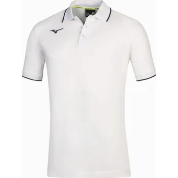 Pánské tričko Mizuno Polo/White/Navy Velikost: 4XL