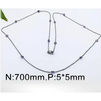 Řetízek Ocelový náhrdelník - Hmotnost: 4.2 g, N:700mm, P:5*5mm