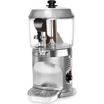 Ohřívač nápojů Výrobník horké čokolády 5 litrů - stříbrný