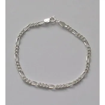 Šperk stříbrný řetízek Figaro 19 cm