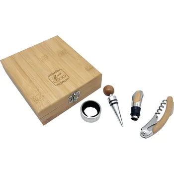 Kuchyňská minutka Sada na víno v bambusové krabičce F10.4210.53