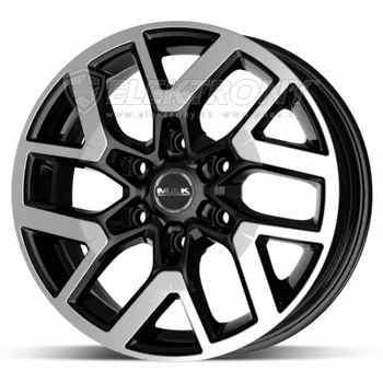 Alu kolo MAK Gravel Black 7,5x17 6x130 ET55