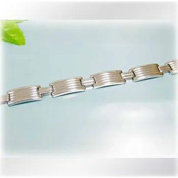 Řetízek Ocelový náramek - délka 210mm a šířka 12mm