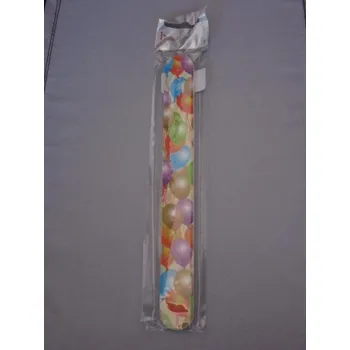 Party dekorace Papírový pilník - varianta 3 - s balónky