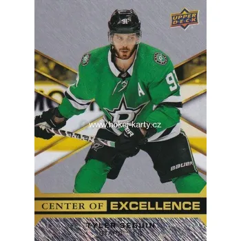 Sběratelská karetní hra insert karta TYLER SEGUIN 20-21 Overtime Center of Excellence číslo CE-7