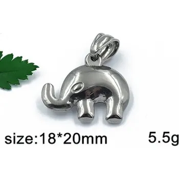 Přívěsek Slon s chobotem nahoru - ocelový přívěsk