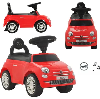 Odrážedlo Lebula Odrážedlo Fiat 500 červené tlačné
