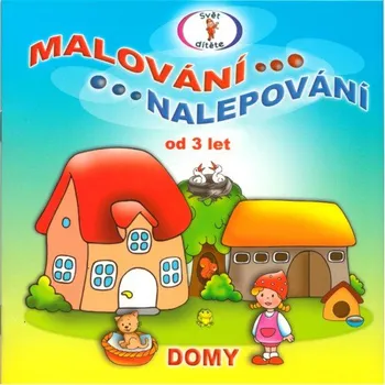 omalovánky Omalovánky, malování nalepování, DOMY, 1ks