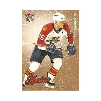 Sběratelská karetní hra paralel karta NATHAN HORTON 08-09 Fleer Ultra Gold Medallion číslo 28