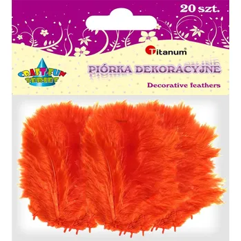 Peří, ORANŽOVÁ, 20 ks/bal.