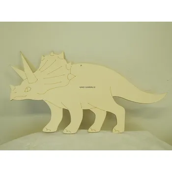 Dřevěná hračka Dřevěné výřezy, Dinosaurus, VELKÝ IV., 24 x 46 cm, 1ks