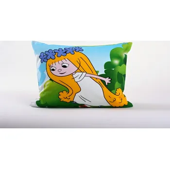 Dekorativní polštářek JAN peří Dětský dekorační polštářek - Víla Amálka 50x40 cm zelená