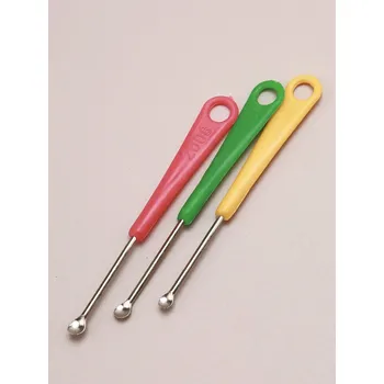 Kosmetický štětec Mini lžíce na čištění uší Barva: zelená