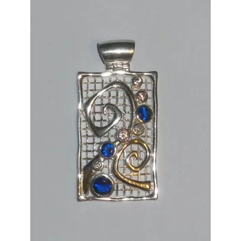 Přívěsek Vyplétaná zajímavost - stříbrný přívěsek