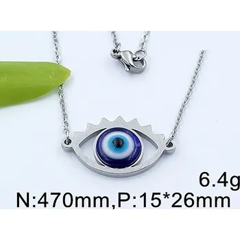 Přívěsek Oko 15x26mm - přívěsek z oceli s řetízkem 47cm