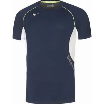 Pánské tričko Pánské sportovní tričko Mizuno Premium JPN Tee/Navy/White Velikost: S