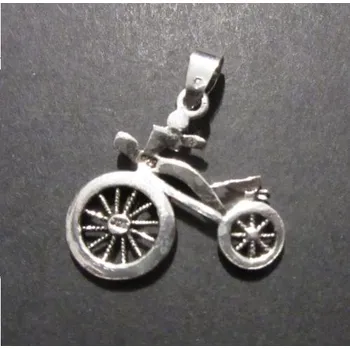 Přívěsek Velociped - varianta 3 - stříbrný přívěšek