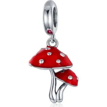 Přívěsek Elenys stříbrný přívěsek Muchomůrky