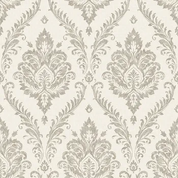 Tapeta Šedo-béžová vliesová zámecká tapeta na zeď MN3204, Maison, Grandeco