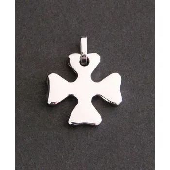 Přívěsek Čtyřlístkový kříž - ocelový přívěsek