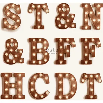 Tapeta Vliesová tapeta na zeď 138850, Písmena, Neony, FAB, Esta