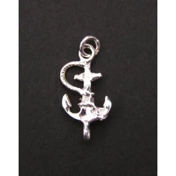 Přívěsek Kotva s provazem - stříbrný přívěšek