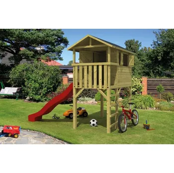 Dětský domeček Tuindeco Voldemort 293 x 120 x 204 cm smrk