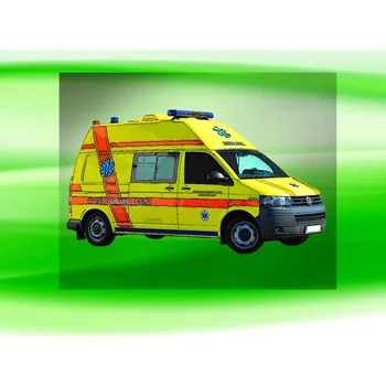 Nášivka Sanitka Volkswagen nažehlovačka 8x4 cm (DTF nažehlovačka sanitky)