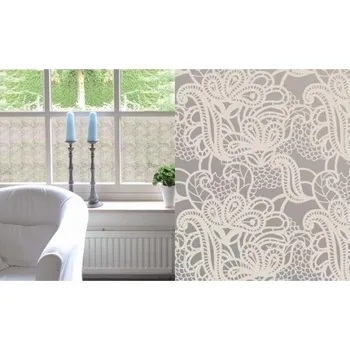 Okenní dekorace PATIFIX | samolepicí okenní fólie na sklo 11-2225 | šíře 45 cm | krajka + Samolepicí tapeta krajka na okno a sklo (metráž) PATIFIX 11-2225 v šíři 45 cm
