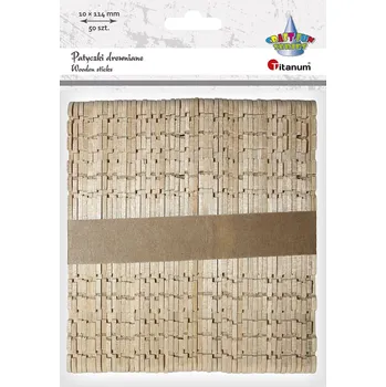 Malířská špachtle Špachtle dřevěné-natur, 11,4x1cm, 50ks/bal.