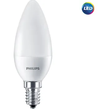 Osvětlení Philips LED žárovka E14 CP B38 FR 7W 60W studená bílá 6500K , svíčka