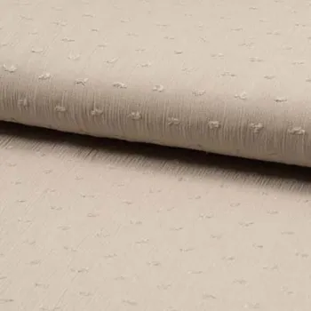 Šatovka kreš světle béžová, nopky, š.130