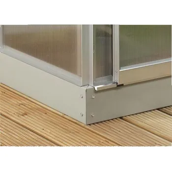 Skleník Základový rám Vitavia 5000 12,5 cm eloxovaný hliník