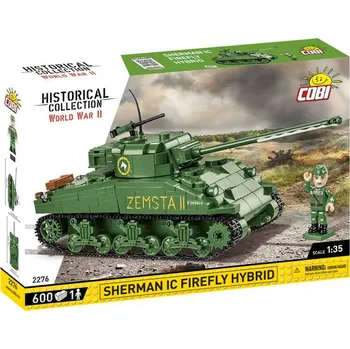 Stavebnice COBI COBI World War II 2276 Sherman IC Firefly Hybrid