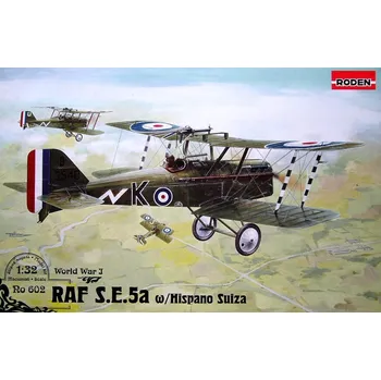 Plastikový model 1:32 Royal Aircraft Factory S.E.5a w/ Hispano Suiza