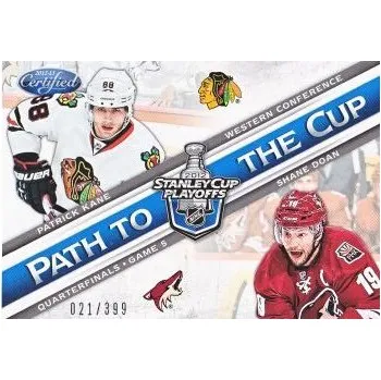Sběratelská karetní hra insert karta KANE/DOAN 12-13 Certified Path to the Cup /399