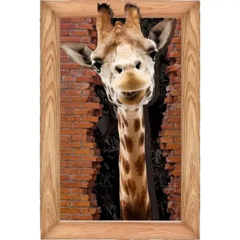 Samolepící dekorace Samolepicí dekorace na stěnu PVC žirafa 50x70 cm zirafa