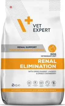 Krmivo pro psa VetExpert Veterinary Diet Dog 4T Renal Elimination Rabbit