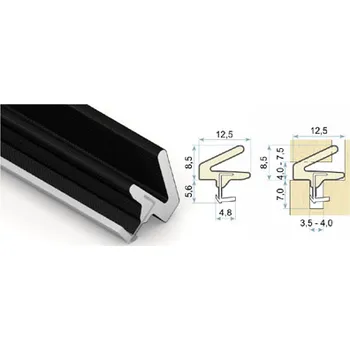 Těsnicí profil Q-LON 3113 - vstupní dveře (hnědá / 25m)