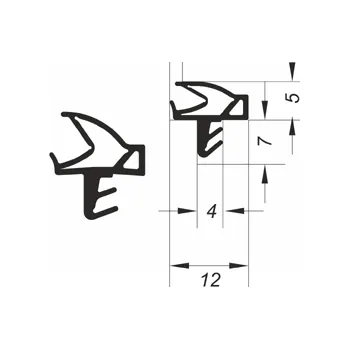 Stavební profil Profil 5101 KS AC (hnědá rustikal / 200 m / 200m)