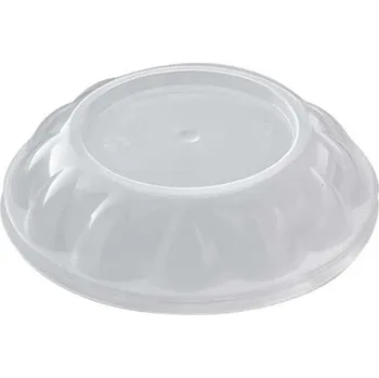 Jednorázové nádobí víčko na kelímek kulatý 150 - 365 ml, PP, kopulka - transparentní