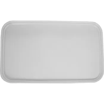 Jednorázové nádobí víčko na dózu obdélníkovou 2 000 ml, PP - transparentní (10 ks/balení)