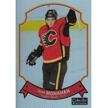 Karetní hra insert karta SEAN MONAHAN 14-15 OPC Platinum Rookie Retro Rainbow číslo 7